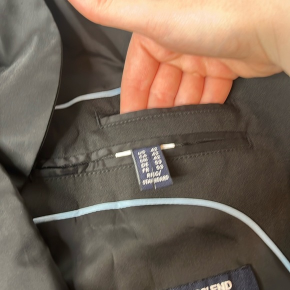 NWT Lands End Mens Washable Wool 2 Button Tailored Fit Suit Jacket 42R Regular - Picture 5 of 12